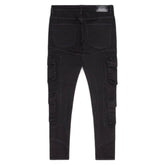 VALABASAS "Patchfade" Black Skinny Jeans at Gravity NYC